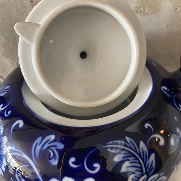 Pier 1 Porcelain Mandarin Tea Pot - Picture 6 of 7